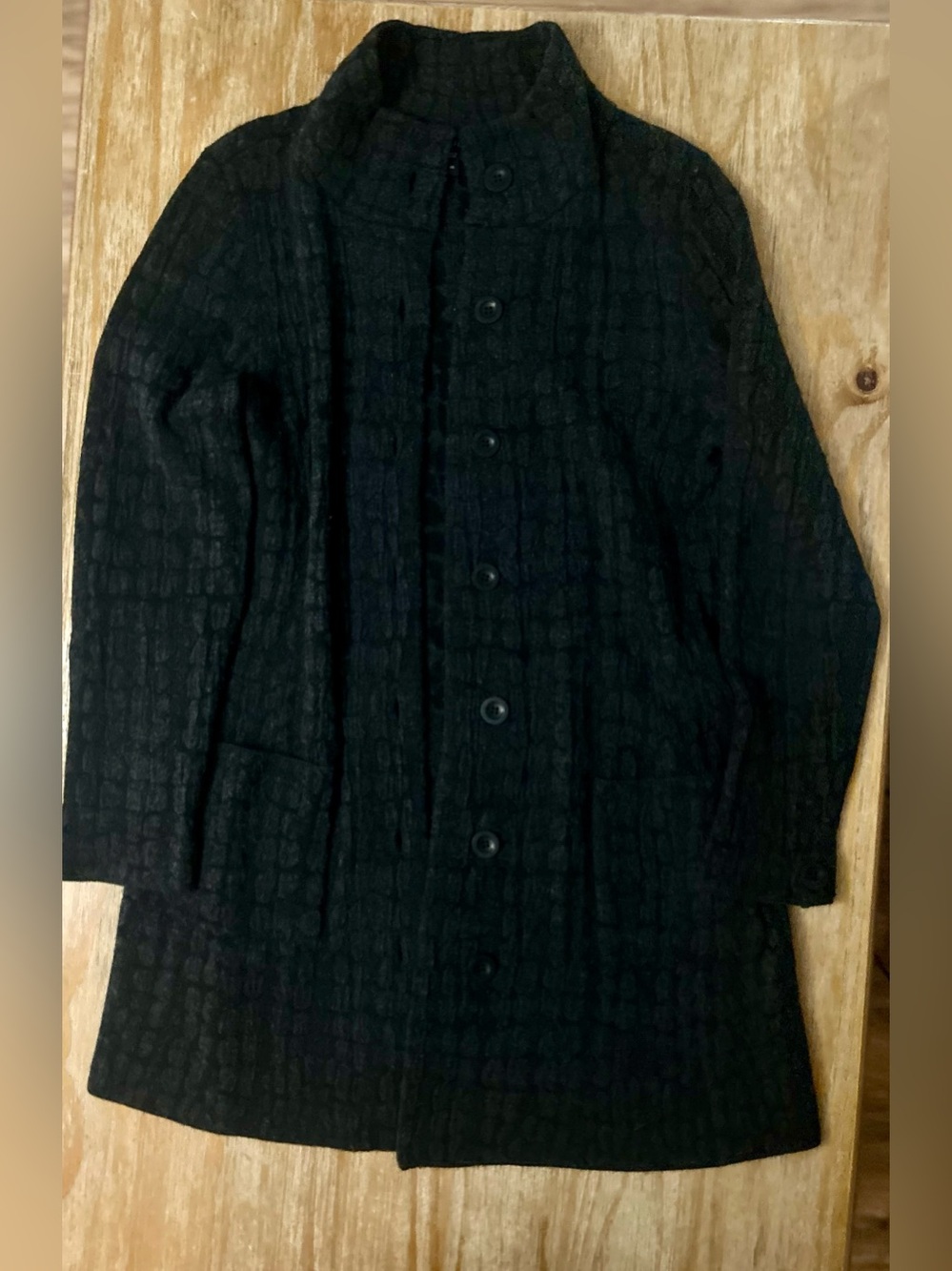 Eileen Fisher Wool Blend Cardigan - Picture 2 of 10